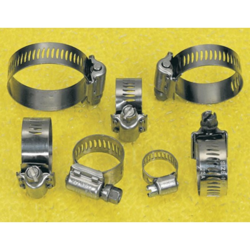 Assortment Super 77 Hose Clamps, Stainless Steel