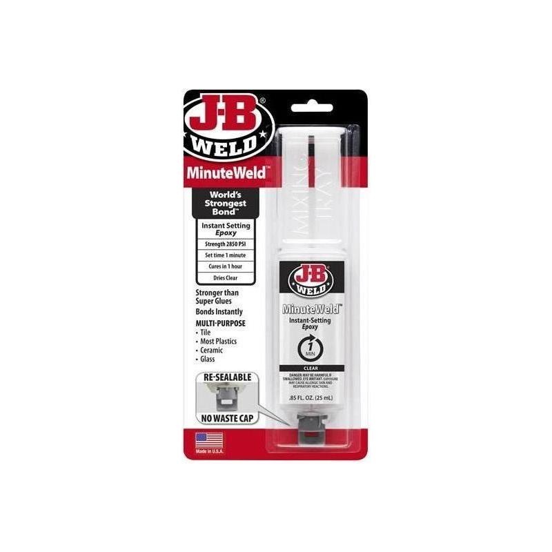 J-B Weld MinuteWeld Epoxy Syringe 25ml