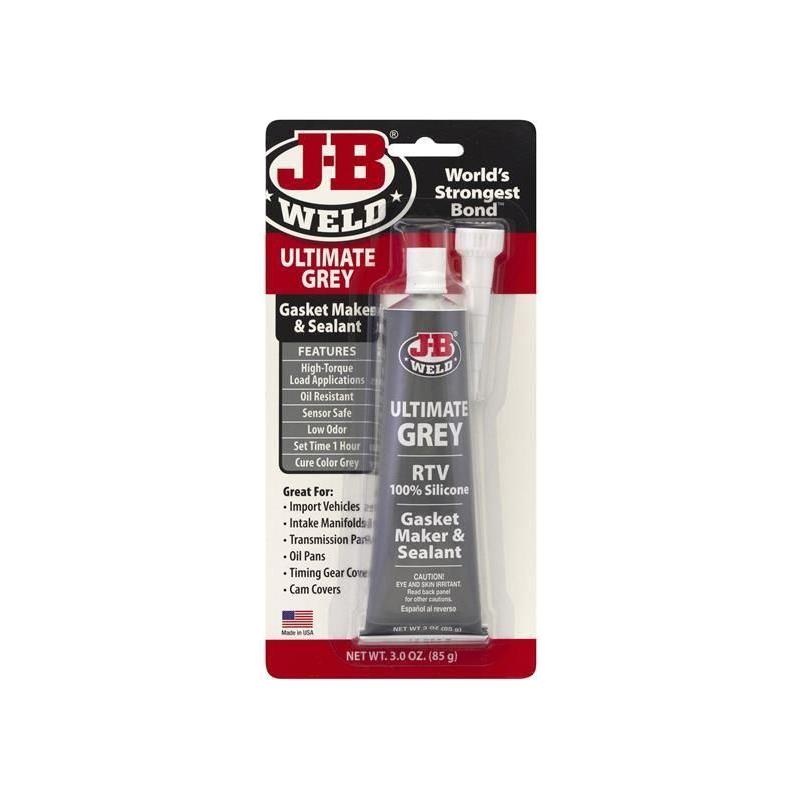 J-B Weld Silicone Gasket Maker & Sealant Grey 85g