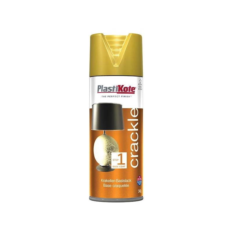 Plastikote Crackle Touch Spray Gold Base Coat 400ml