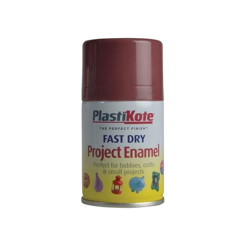 Plastikote Fast Dry Enamel Aerosol Aubergine 100ml