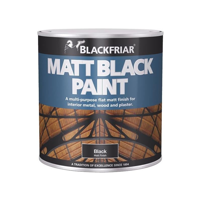 Blackfriar Matt Black Paint 500ml