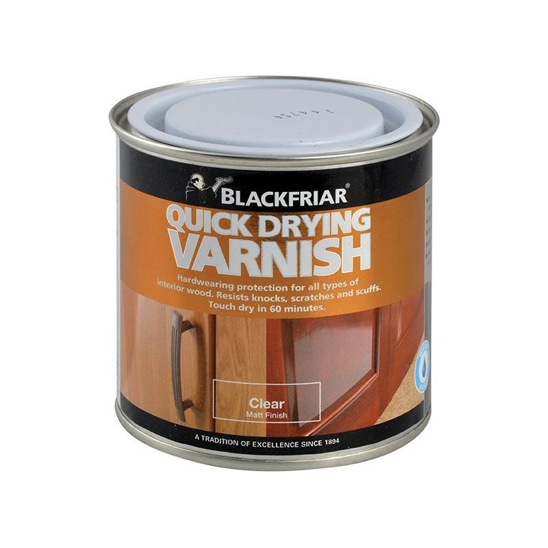 Blackfriar Quick Drying Duratough Interior Varnish Clear Matt 500ml