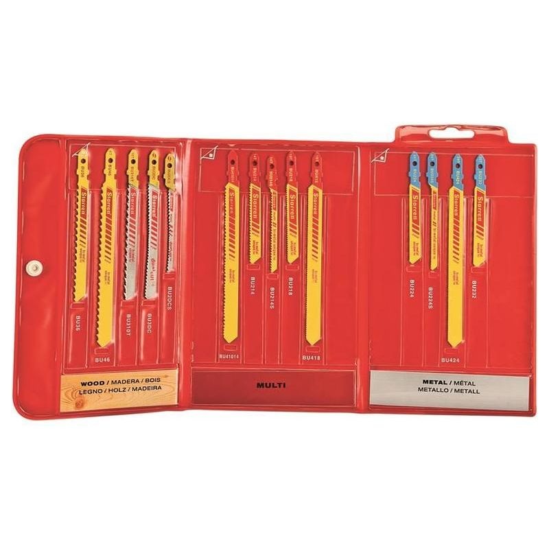Starrett BU6 Jigsaw Blade Assortment Pack, 14 Piece