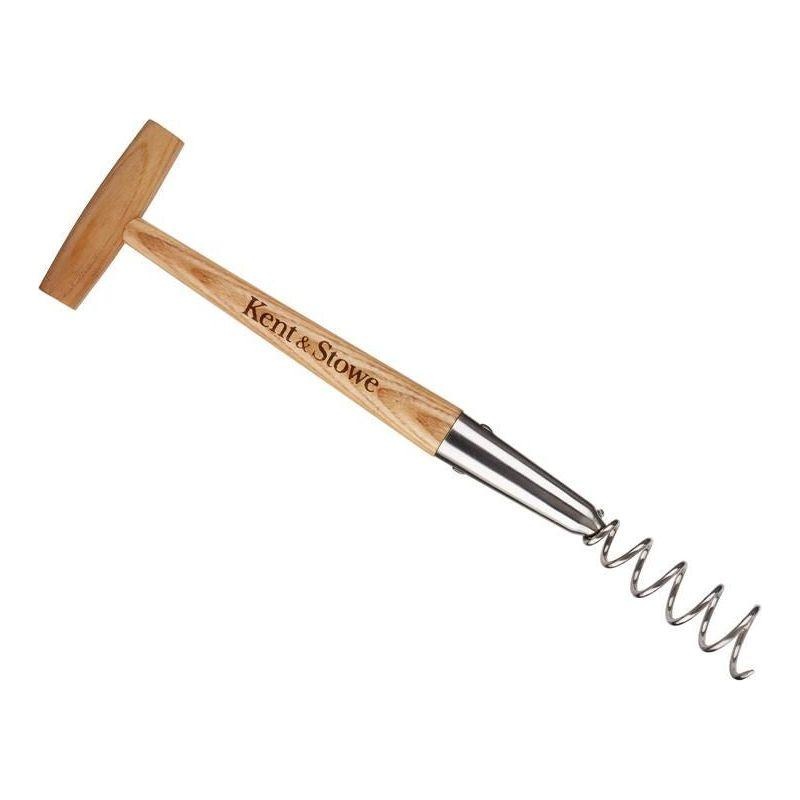 Kent & Stowe Stainless Steel Hand Corkscrew Weeder, FSC
