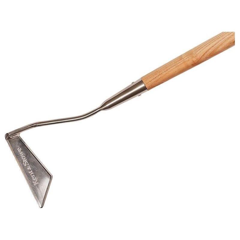 Kent & Stowe Stainless Steel Long Handled 3-Edged Hoe, FSC