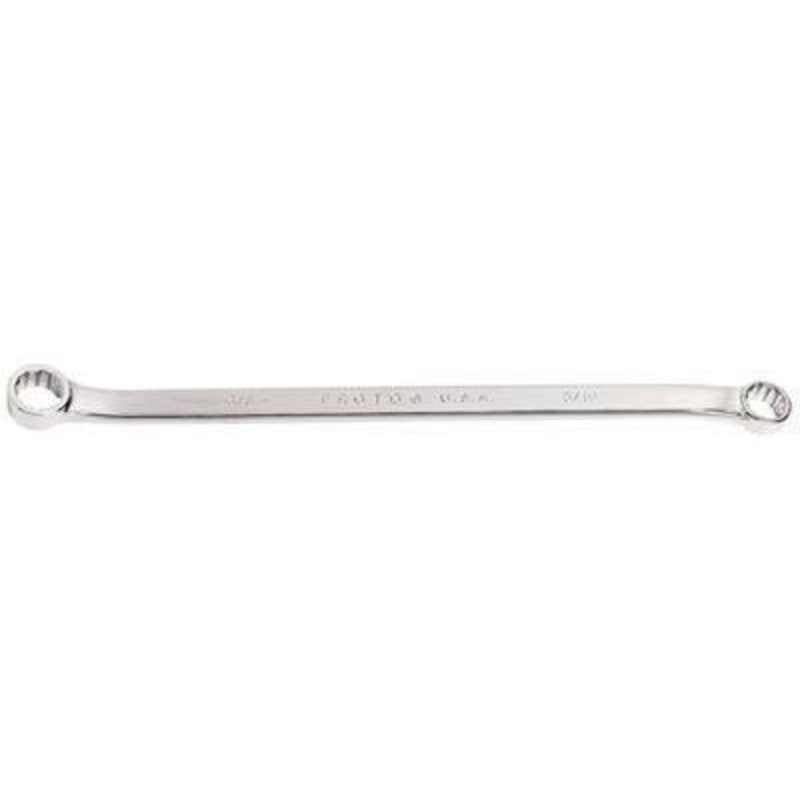 1 1/4 x 1 5/16 Box Wrench, 15 Offset, 19 1/4 Length, Satin