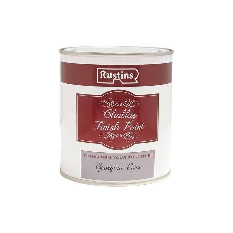 Rustins Chalky Finish Paint Georgian Grey 500ml