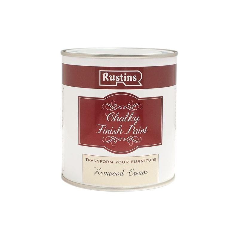 Rustins Chalky Finish Paint Kenwood Cream 250ml