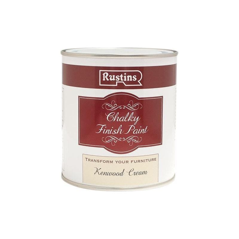 Rustins Chalky Finish Paint Kenwood Cream 500ml