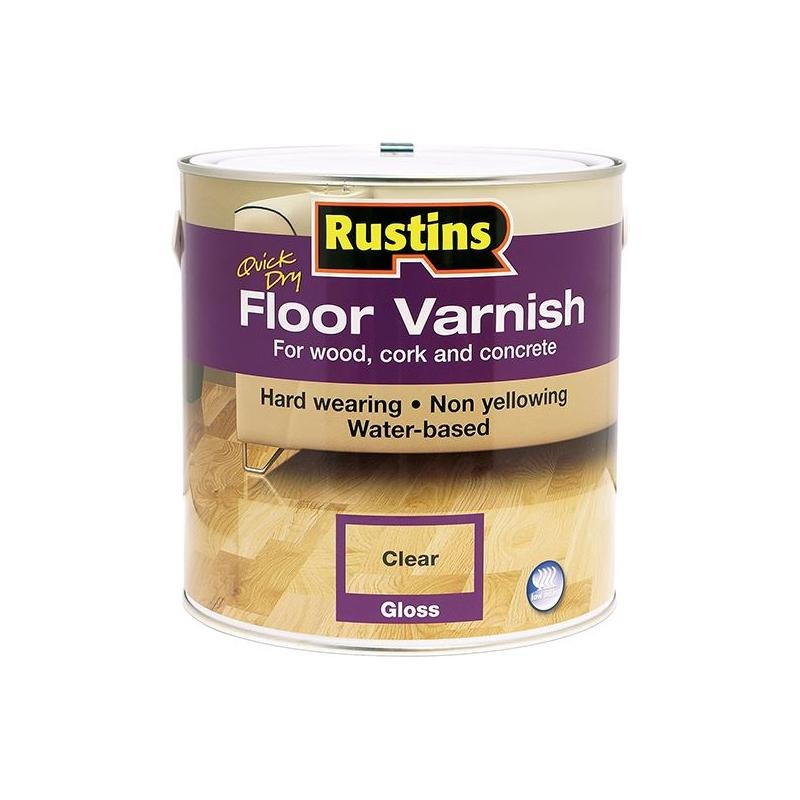 Rustins Quick Dry Floor Varnish Gloss 2.5 litre