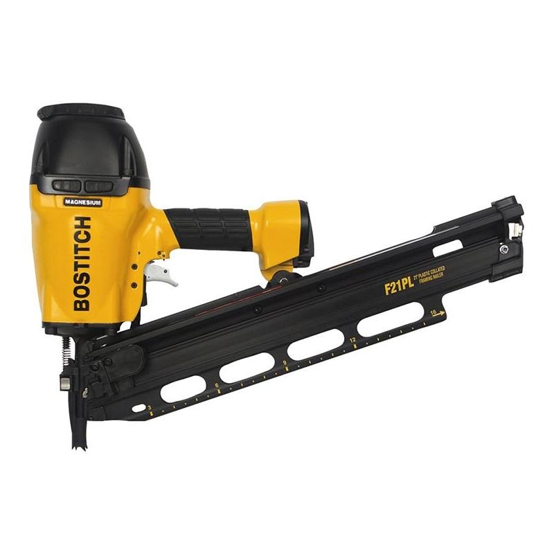 Bostitch F21PL-E Pneumatic Roundhead & MCN Stick Nailer 38-90mm