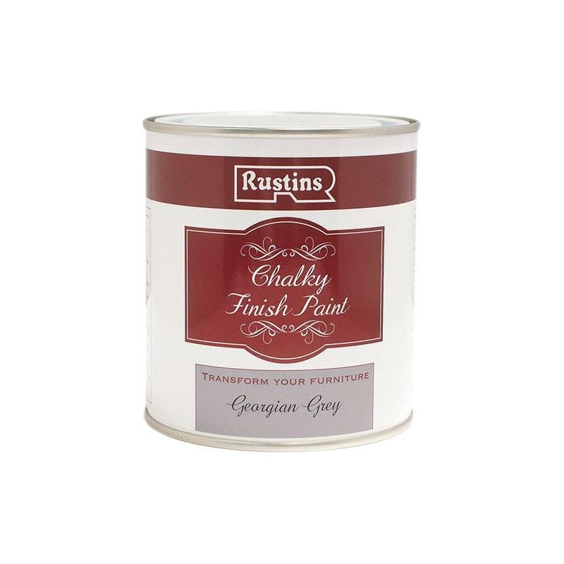 Rustins Chalky Finish Paint Georgian Grey 250ml
