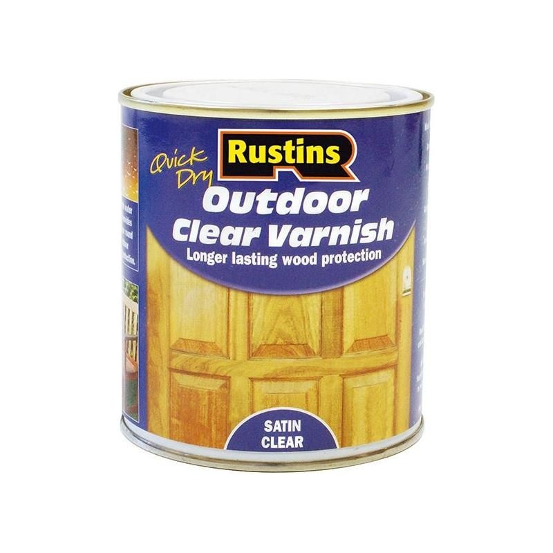 Rustins Exterior Varnish Satin 1 litre