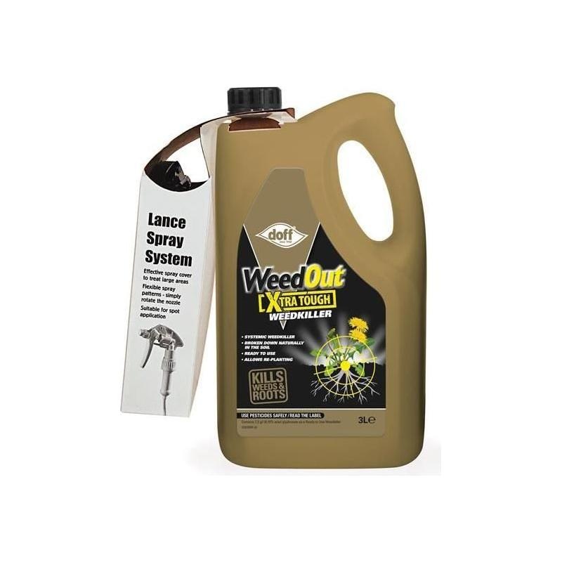 Doff WeedOut Xtra Tough Weedkiller RTU 3 litre