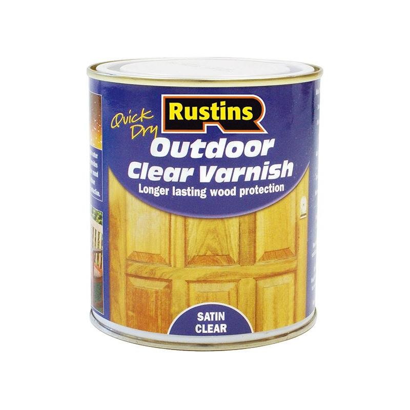 Rustins Exterior Varnish Satin 2.5 litre