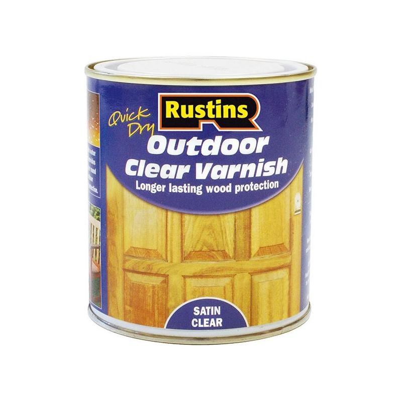 Rustins Exterior Varnish Satin 500ml