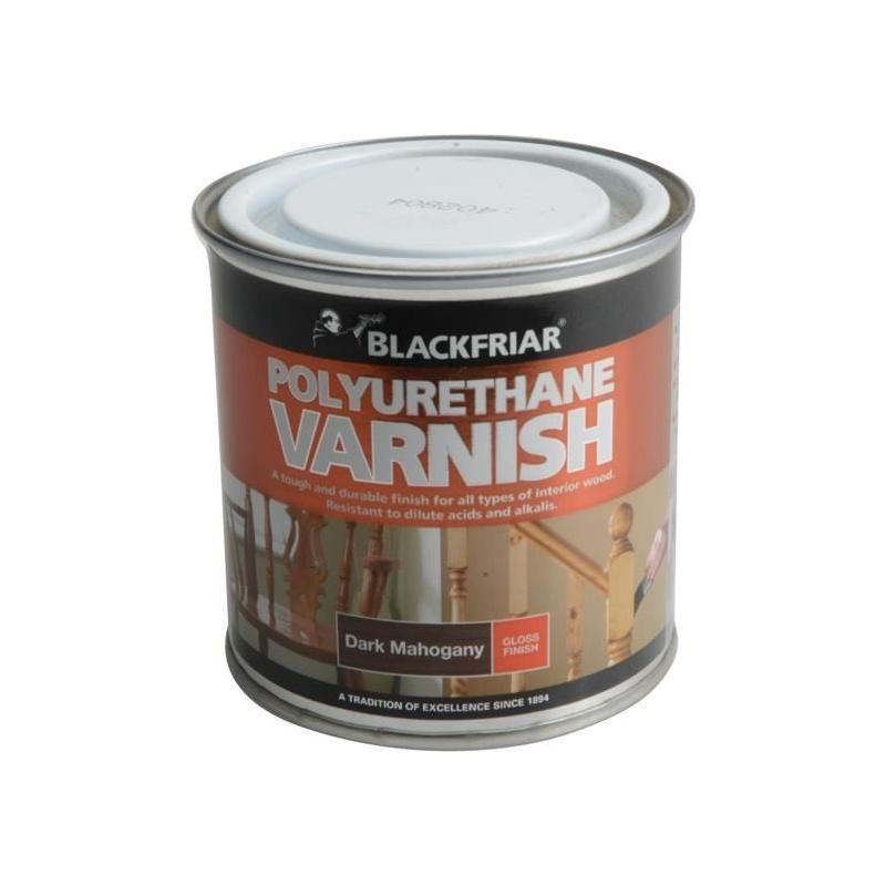 Blackfriar Polyurethane Varnish P65 Dark Mahogany Gloss 250ml