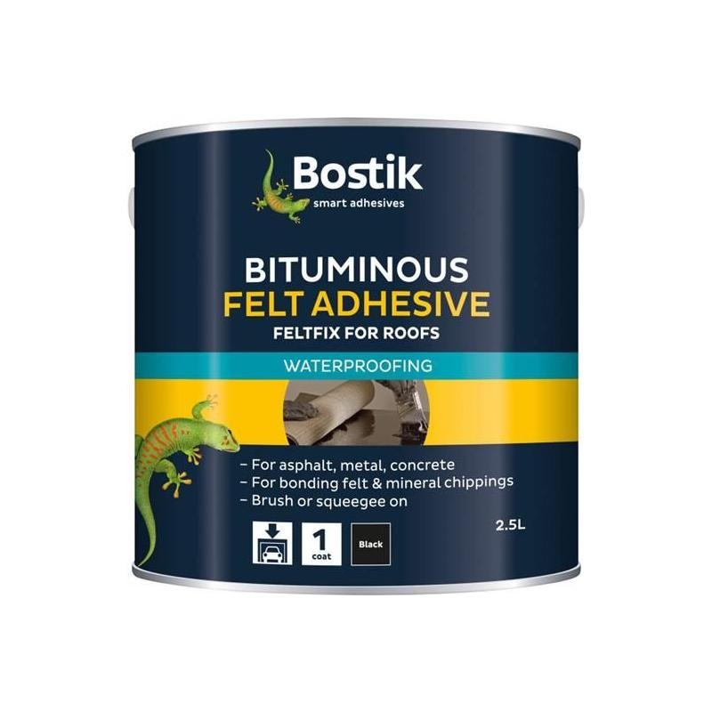 Bostik Bituminous Felt Adhesive 2.5 litre