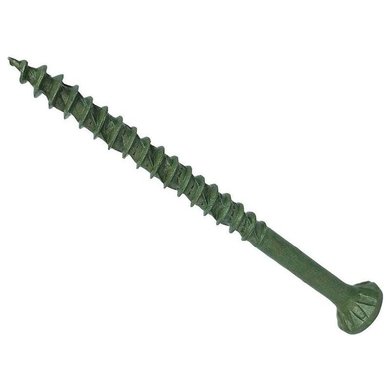 Forgefix ForgeFast TORX Compatible Decking Screws CSK Green 4.5x50 T25 Tub 600