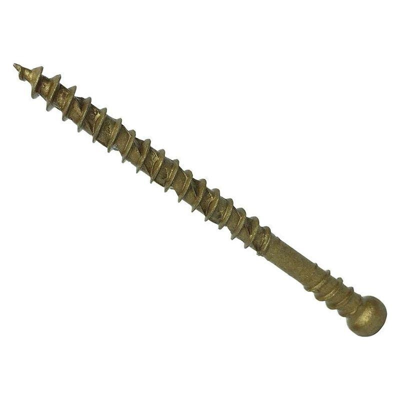 Forgefix ForgeFast TORX Compatible Decking Screws Reduced Head Tan 4.5x60 T15 Tub 500