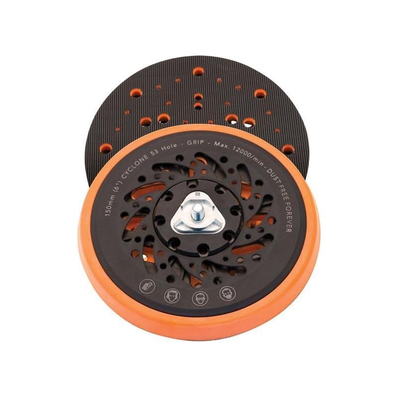 Flexipads World Class Cyclone Backing Pad Medium 53 Hole 150mm