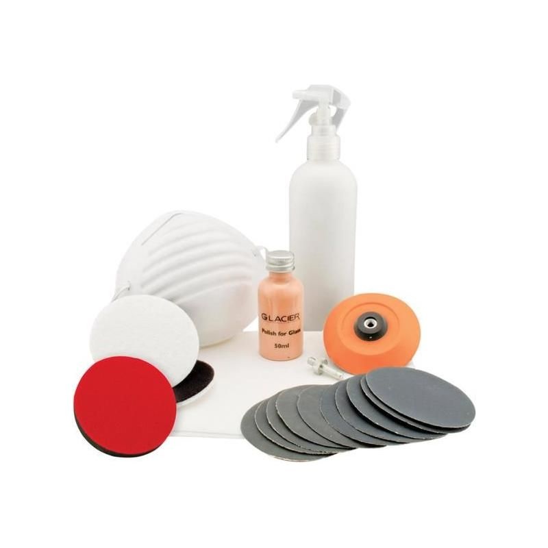 Flexipads World Class GLACIER Advanced Glass Polishing Kit