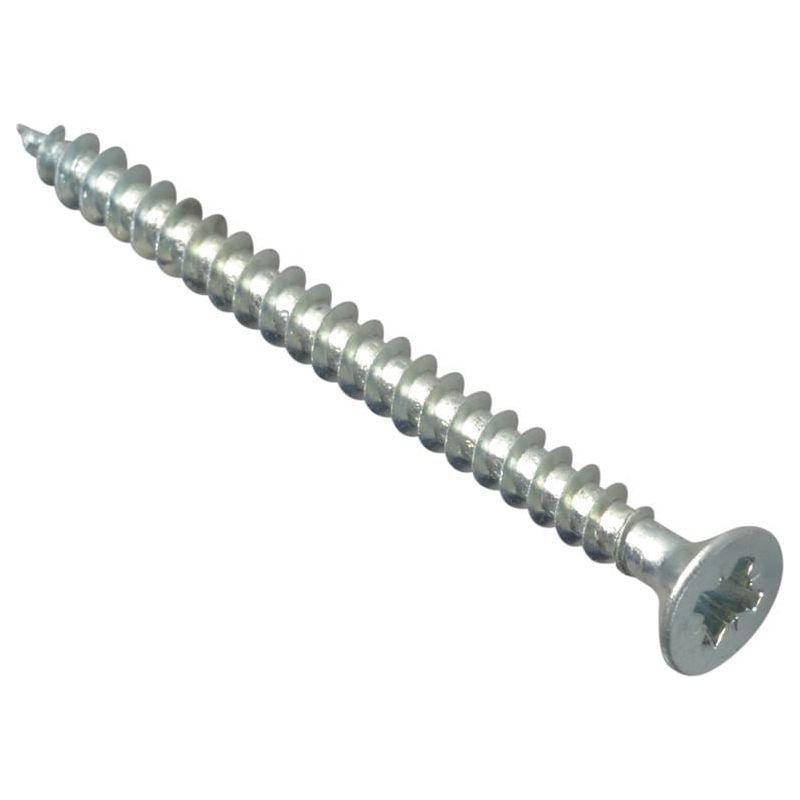 Forgefix Multi-Purpose Pozi Compatible Screw CSK ST ZP 4 x 50mm Box 200