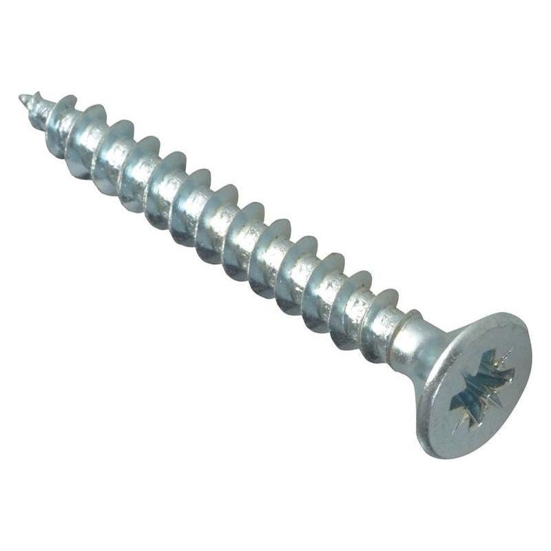 Forgefix Multi-Purpose Pozi Compatible Screw CSK ST ZP 5 x 40mm Box 200