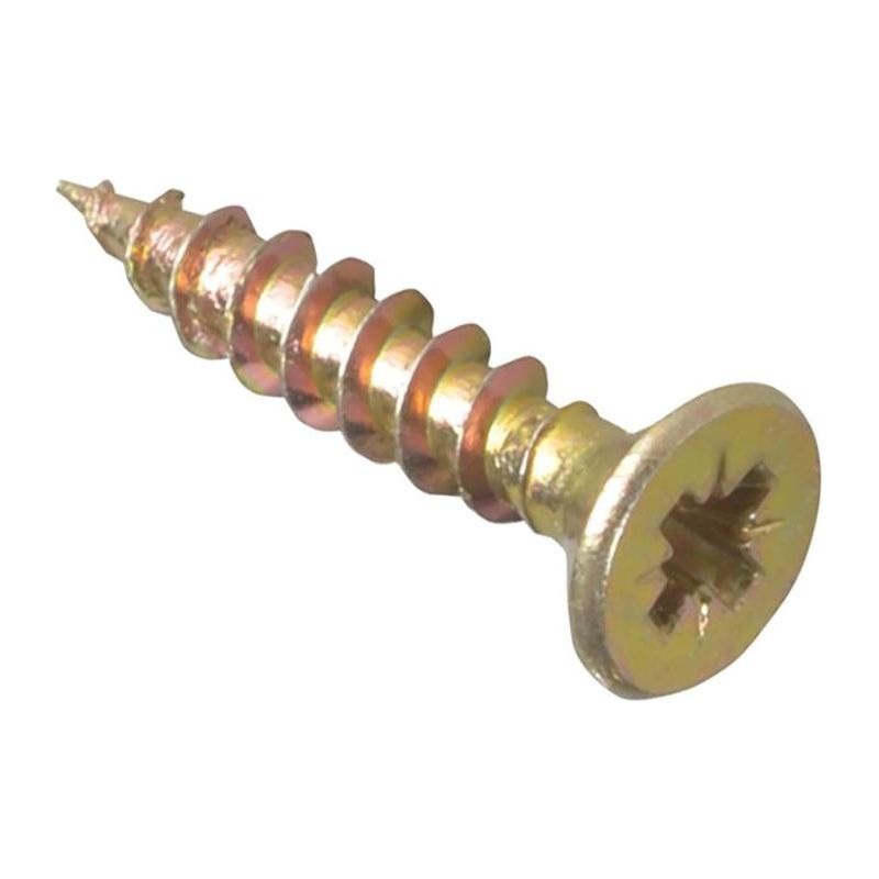 Forgefix Multi-Purpose Pozi Compatible Screw CSK ST ZYP 3.0 x 16mm Box 200