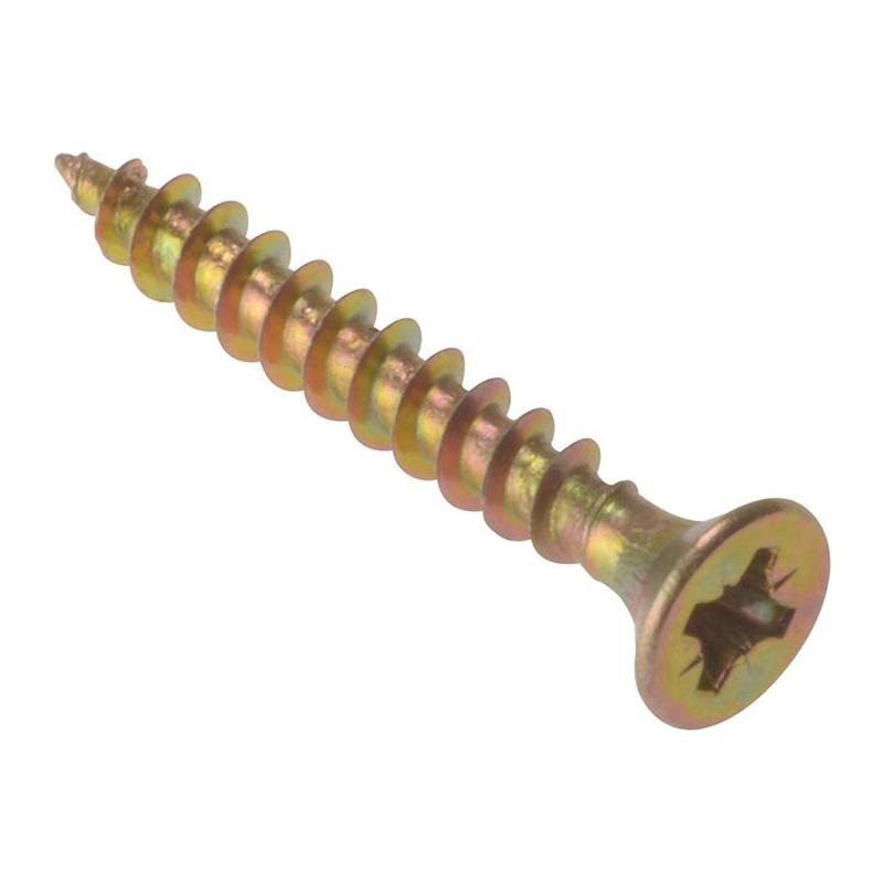 Forgefix Multi-Purpose Pozi Compatible Screw CSK ST ZYP 3.5 x 15mm Box 200