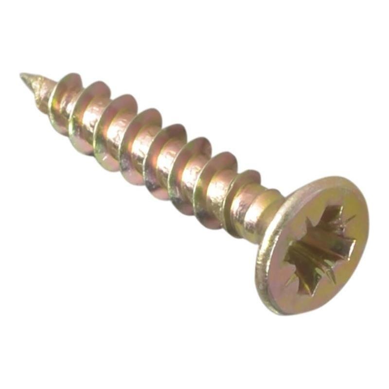 Forgefix Multi-Purpose Pozi Compatible Screw CSK ST ZYP 3.5 x 20mm Box 200