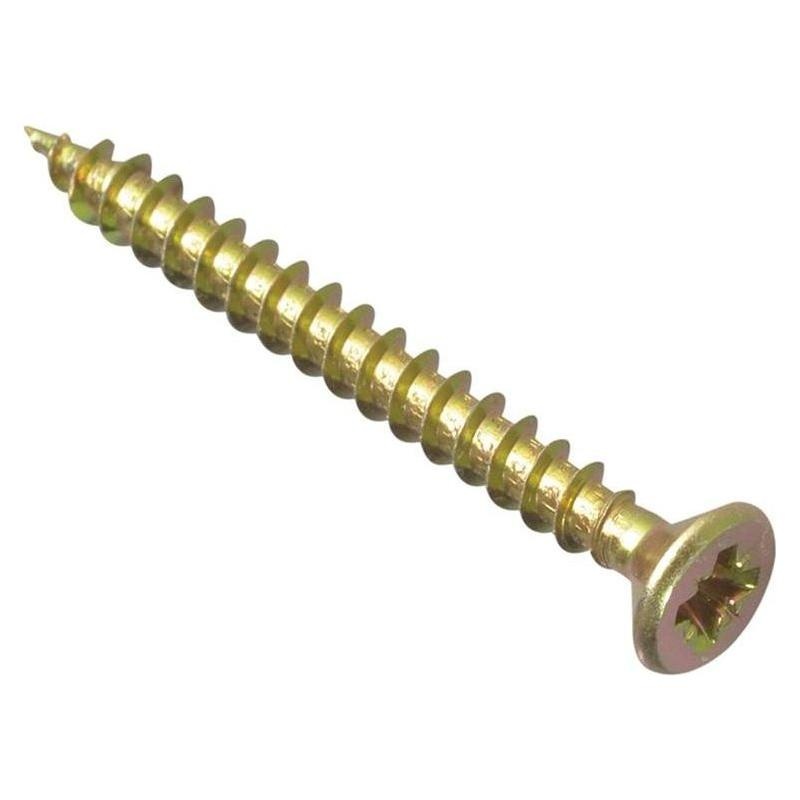 Forgefix Multi-Purpose Pozi Compatible Screw CSK ST ZYP 4.0 x 40mm Tub 1200