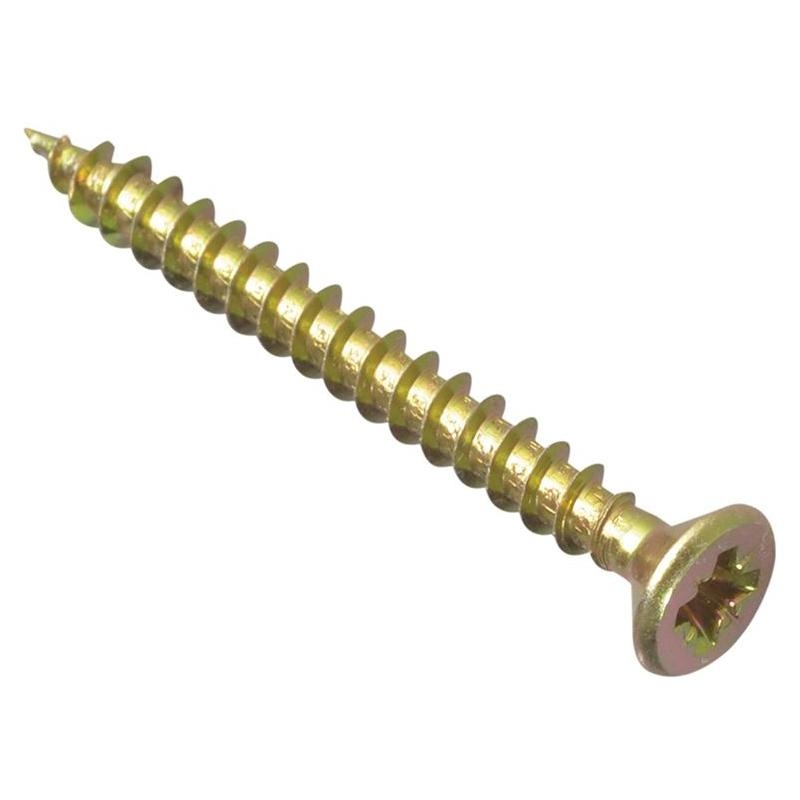 Forgefix Multi-Purpose Pozi Compatible Screw CSK ST ZYP 4.0 x 45mm Box 200