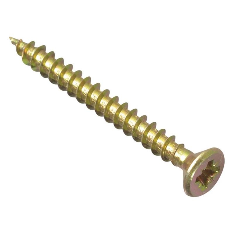Forgefix Multi-Purpose Pozi Compatible Screw CSK ST ZYP 4.5 x 40mm Box 200