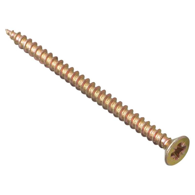 Forgefix Multi-Purpose Pozi Compatible Screw CSK ST ZYP 4.5 x 60mm Box 100