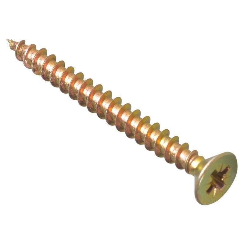 Forgefix Multi-Purpose Pozi Compatible Screw CSK ST ZYP 5.0 x 55mm Box 200