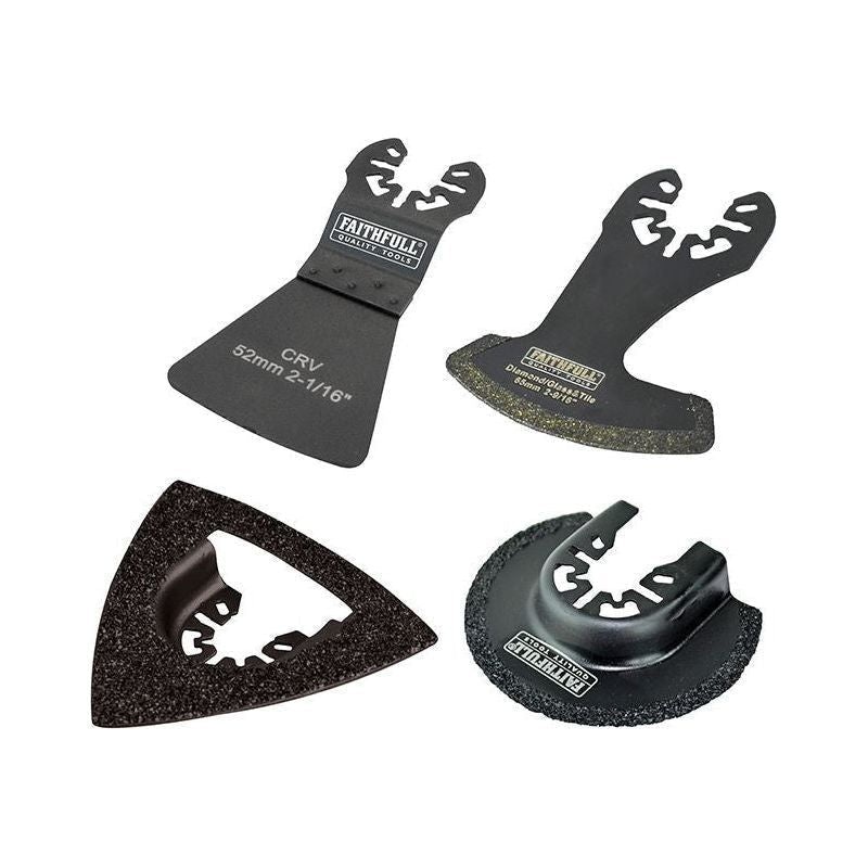 Faithfull Multi-Tool Tiling Kit, 4 Piece