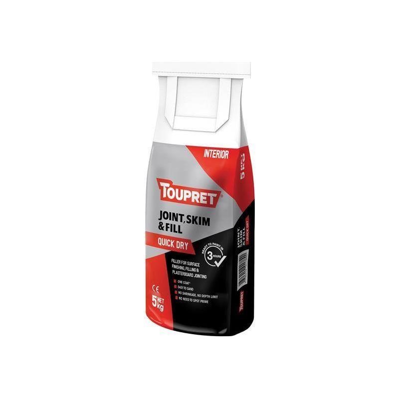 Toupret Quick Dry Joint Skim & Fill 5kg