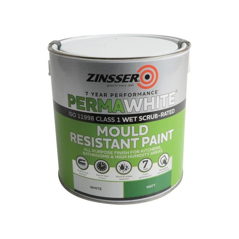 Zinsser Perma-White Interior Paint Matt 2.5 litre