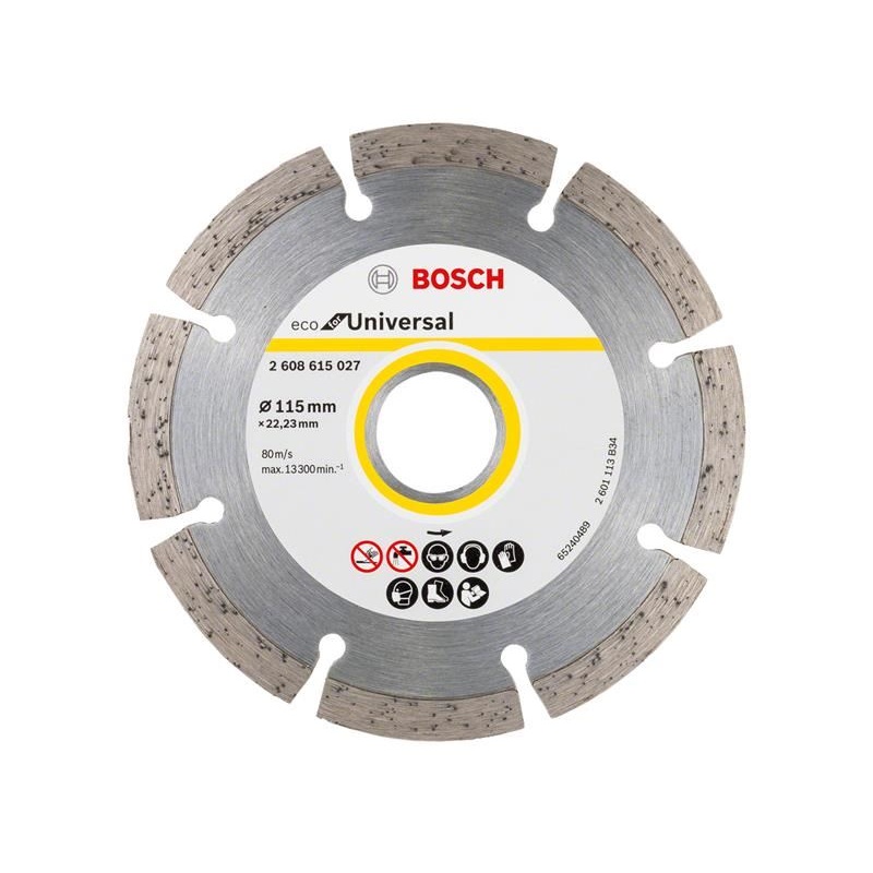 Bosch Powertool Accessories Eco for Universal Segmented Diamond Cutting Disc 115 x 22.23mm