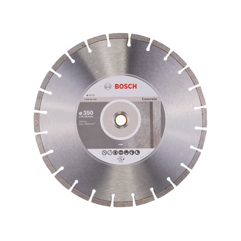 Bosch Powertool Accessories Standard for Concrete Diamond Cutting Disc 350 x 25.4mm