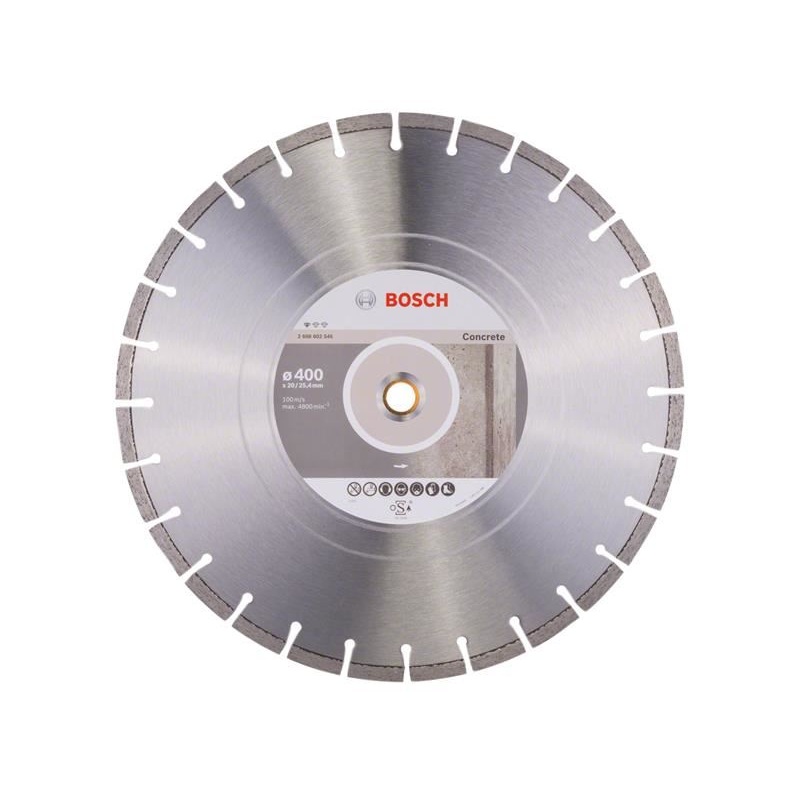 Bosch Powertool Accessories Standard for Concrete Diamond Cutting Disc 400 x 25.4mm