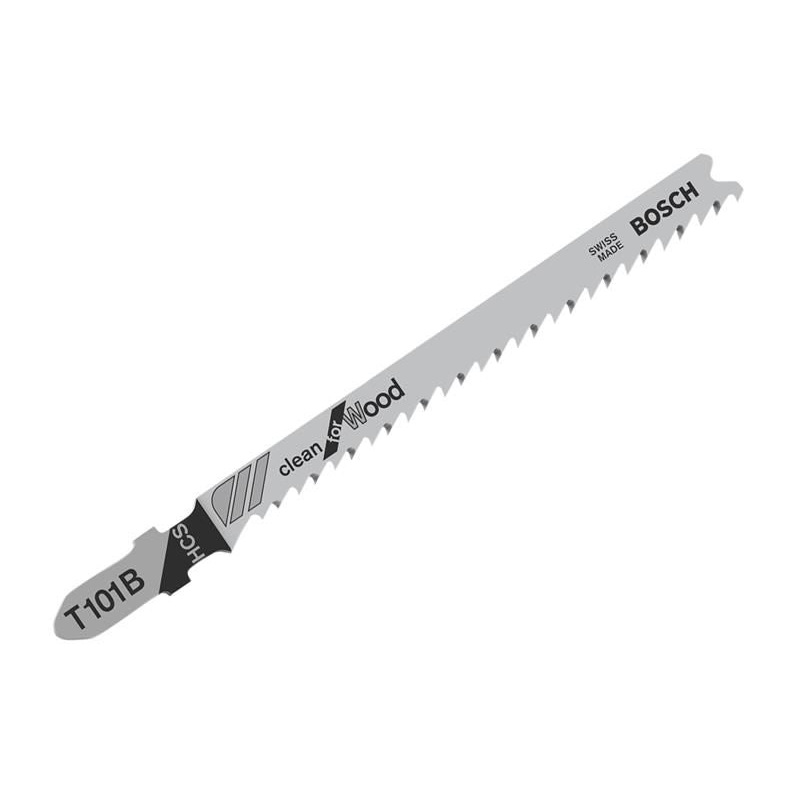 Bosch Powertool Accessories T 101 B Clean for Wood Jigsaw Blade 100mm Pack of 5