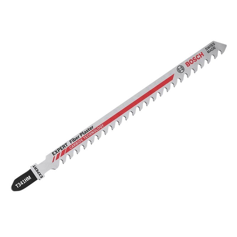 Bosch Powertool Accessories EXPERT Fibre Plaster T341HM Jigsaw Blade 132mm Pack of 3