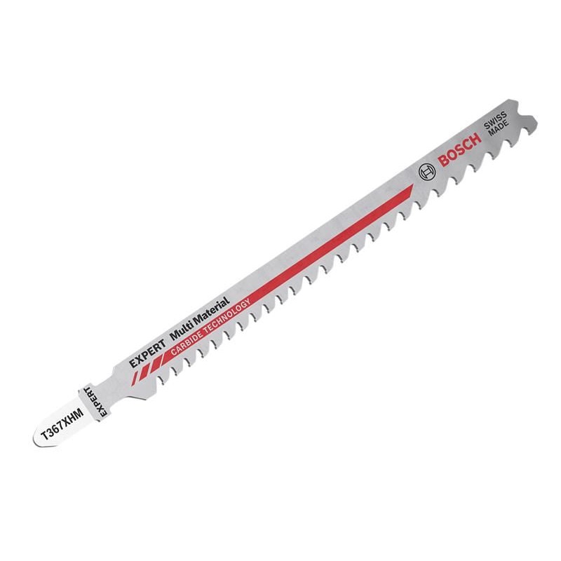 Bosch Powertool Accessories EXPERT Multi Material T367XHM Jigsaw Blade 132mm Pack of 3