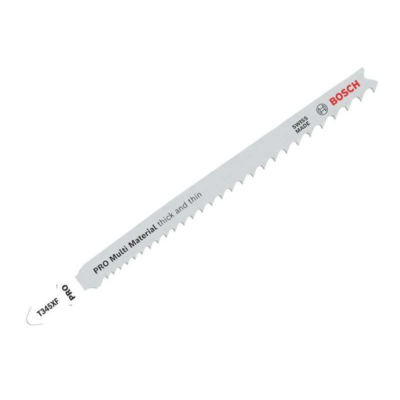 Bosch Powertool Accessories PRO Multi Material T345XF Jigsaw Blade 132mm Pack of 5