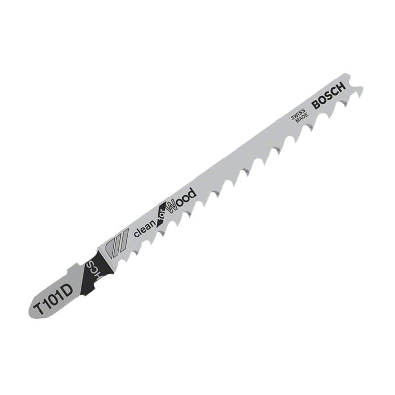 Bosch Powertool Accessories T 101 D Clean for Wood Jigsaw Blade 100mm Pack of 5