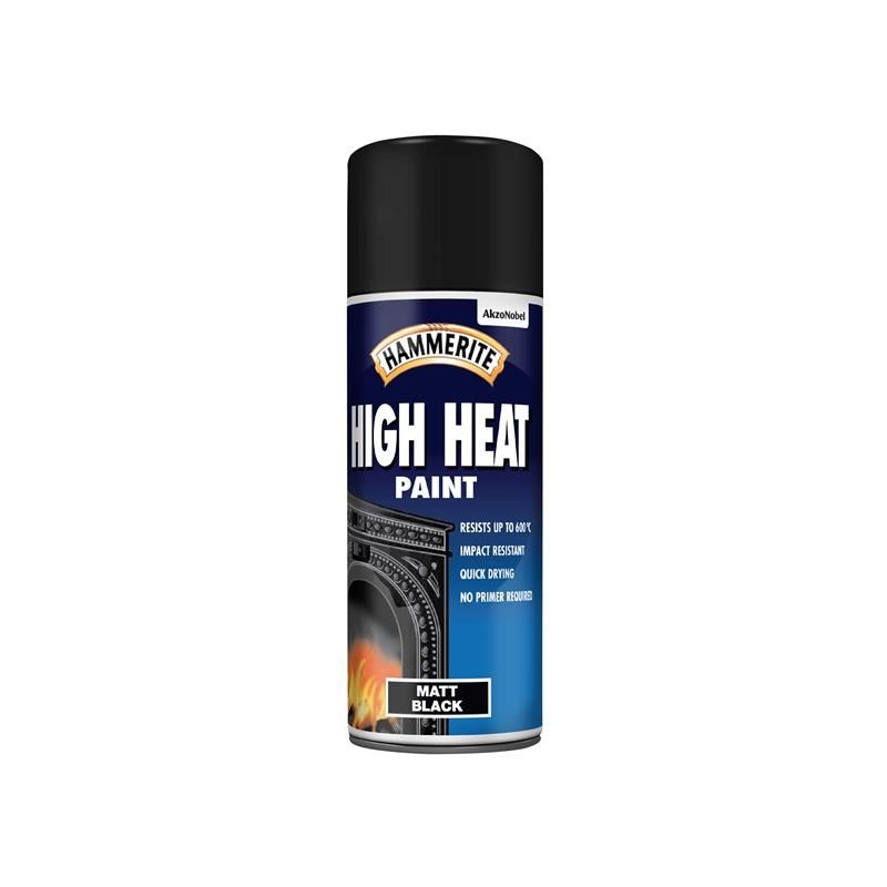Hammerite High Heat Paint Aerosol Black 400ml