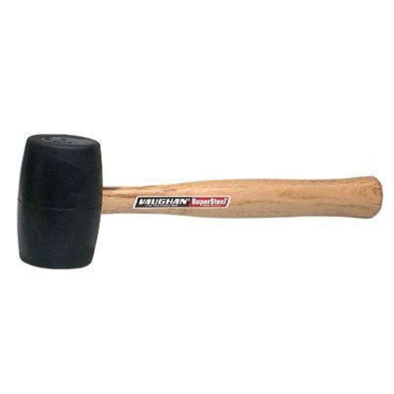 1 1/2 lb Solid Rubber Mallet, 10 5/8 Overall Length